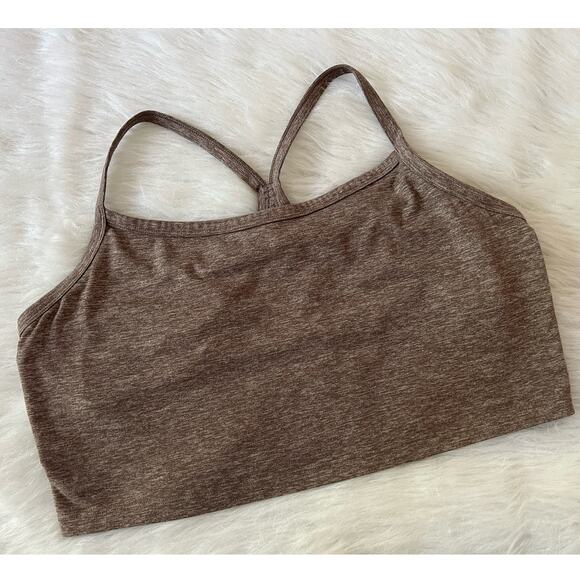 OFFLINE by Aerie Other - OFFLINE By Aerie The Hugger Longline Racerback Sports Bra Tan Size XXL